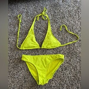 Aerie Neon Yellow Bikini
